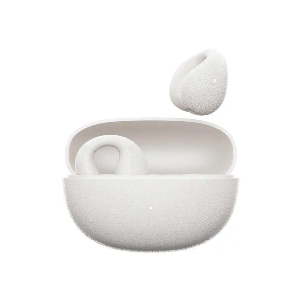 Bezprzewodowe słuchawki douszne klips QCY Crossky C10 Bluetooth 5.4 (białe)