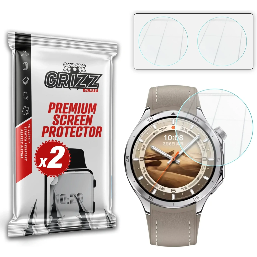 Szkło hybrydowe GrizzGlass HybridGlass do Oppo Watch X2