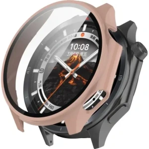 Kup Bizon Case+Glas Uhr OnePlus Watch 3 / Oppo Watch X2 rosa - BIZ8829 - {ean13} - Sklep Home Screen