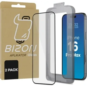 Kup Bizon Glass Aplikátor Apple iPhone 16 Pro Max [2 CSOMAG] - BIZ8830 - {ean13} - Sklep Home Screen