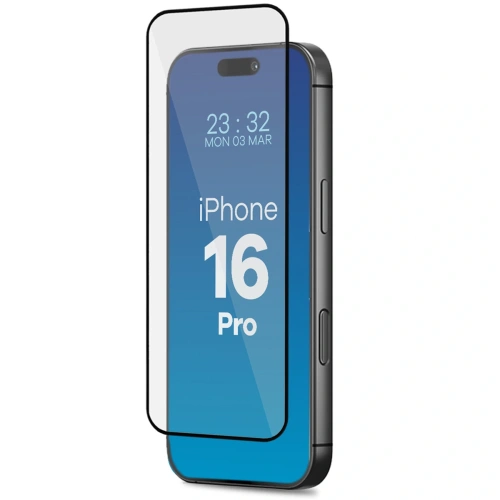 Kup Szkło hartowane z ramką montażową Bizon Glass Aplikator do Apple iPhone 16 Pro [2 PACK] - BIZ8831 - {ean13} - Sklep Home Screen