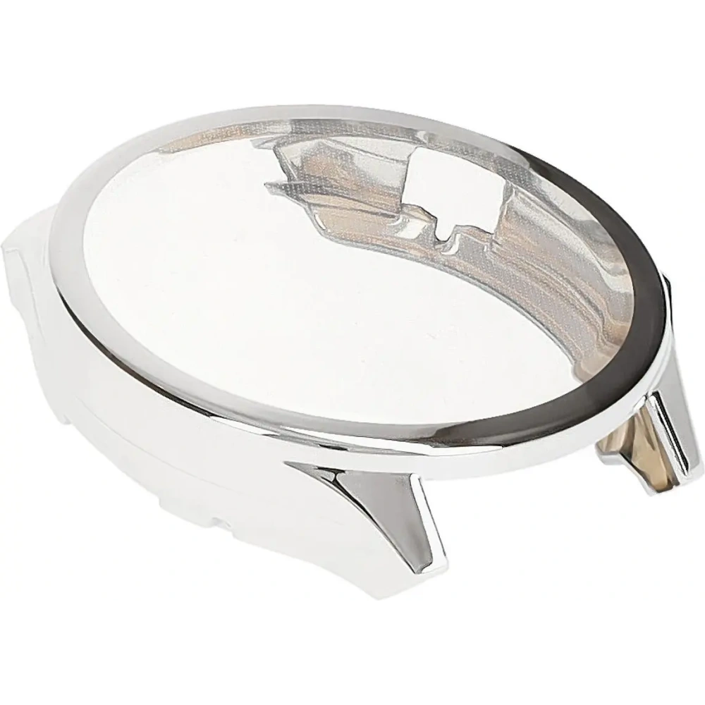 Etui z osłoną ekranu Bizon Case Watch Felipe do OnePlus Watch 3 / Oppo Watch X2 srebrne