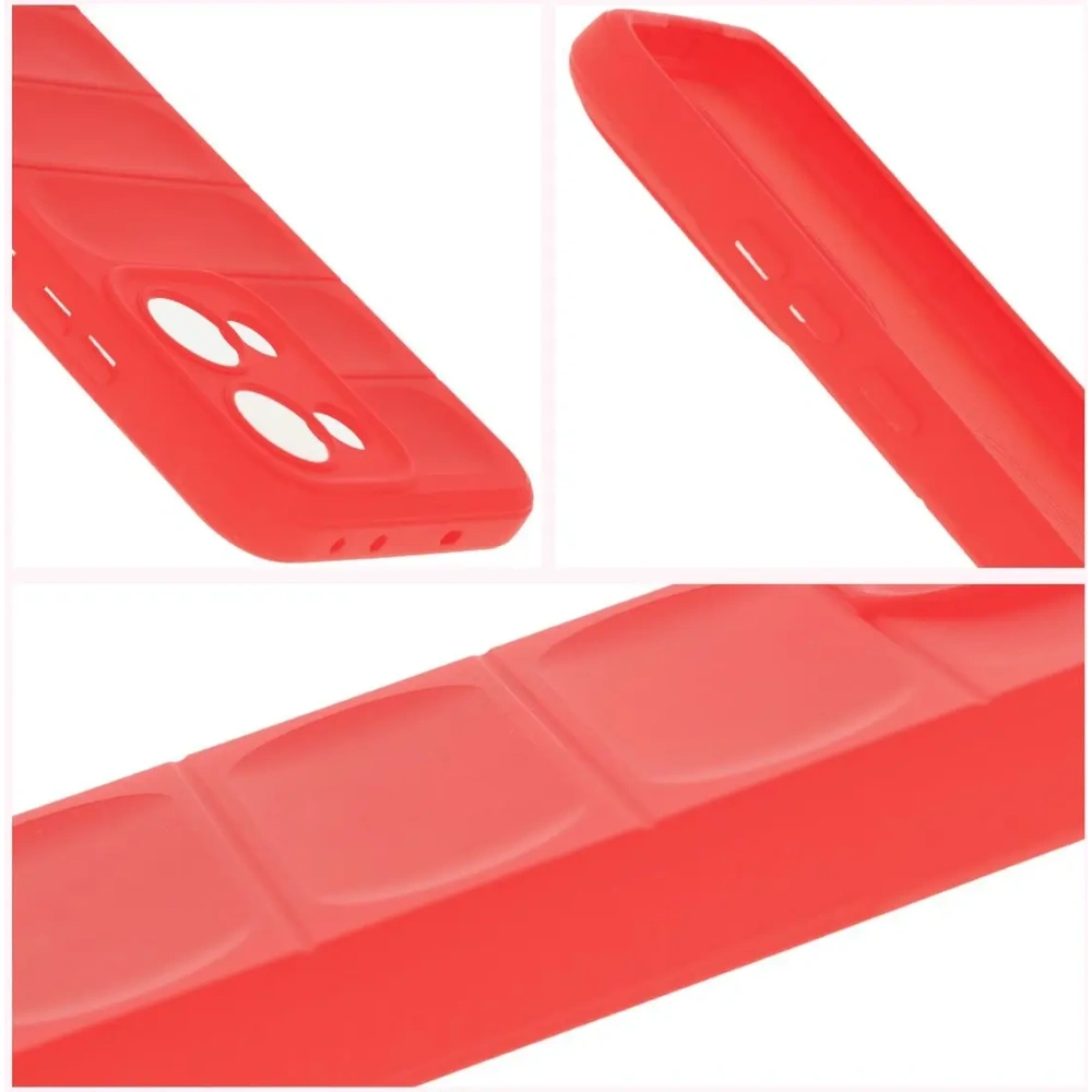 Pancerne etui Bizon Case Tur do Oppo Reno13 czerwone