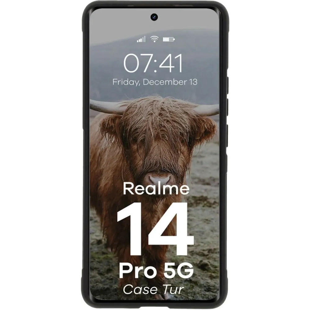 Pancerne etui Bizon Case Tur do Realme 14 Pro 5G czarne