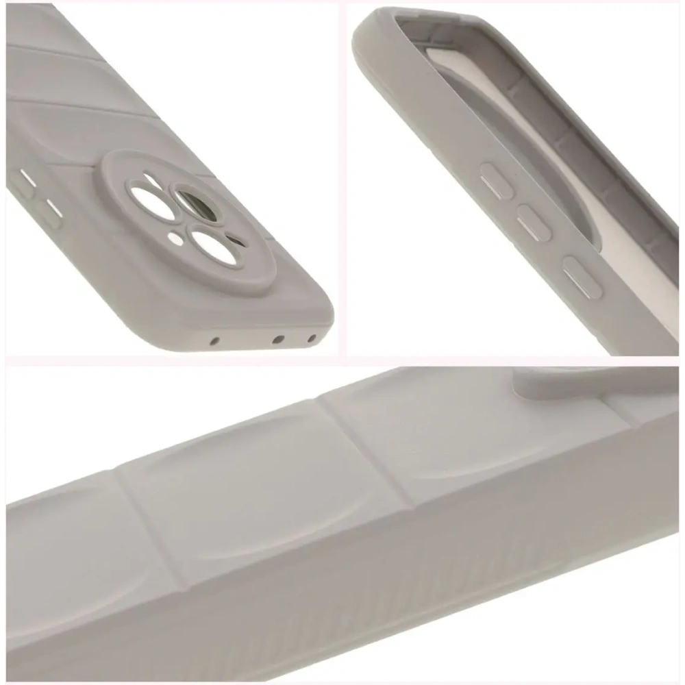 Pancerne etui Bizon Case Tur do Realme 14 Pro+ Plus 5G jasnoszare