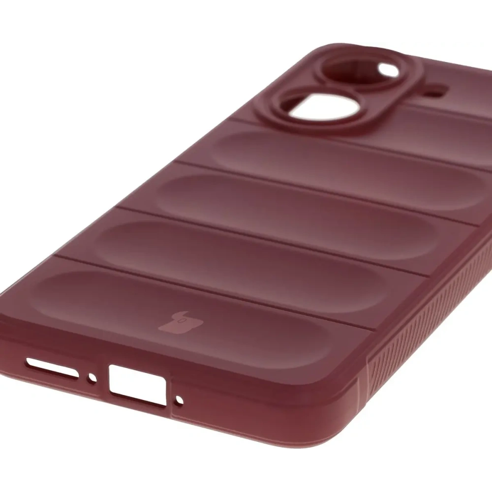 Pancerne etui Bizon Case Tur do Xiaomi Poco X7 Pro ciemnofioletowe