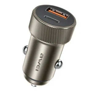 Kup Ładowarka samochodowa AWEI C-857 33W USB-A, USB-C brązowa/brown - AWEI240 - {ean13} - Sklep Home Screen