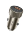 Încărcător auto AWEI C-857 33W USB-A, USB-C maro