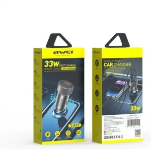Kup AWEI C-857 33W USB-A, USB-C auto nabíječka hnědá - AWEI240 - {ean13} - Sklep Home Screen