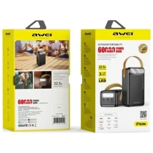Kup AWEI P101K 60000mAh 22.5W Powerbank schwarz - AWEI241 - {ean13} - Sklep Home Screen