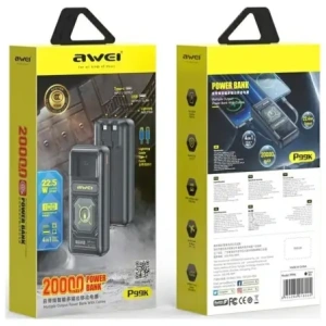 Kup AWEI P99K 20000mAh 22,5W Powerbank schwarz - AWEI242 - {ean13} - Sklep Home Screen