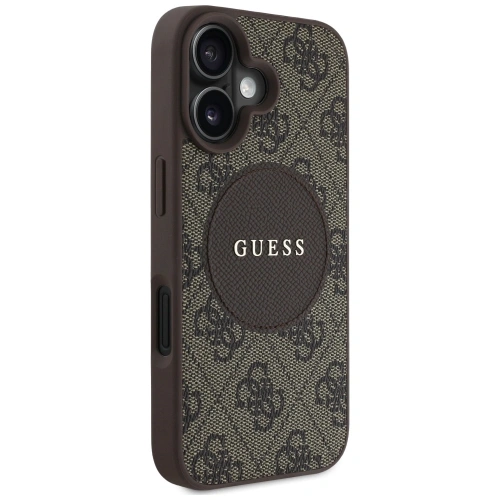Buy Guess 4G Circle Classic Logo MagSafe Apple iPhone 16 brown - GUE4475 - {ean13} - Home Screen Store Europe
