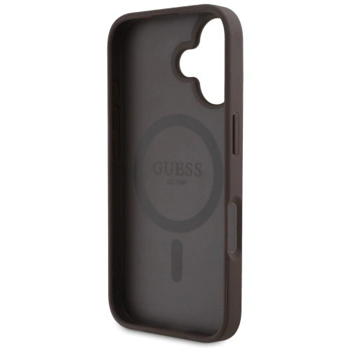 Kup Guess 4G Circle Classic Logo MagSafe Apple iPhone 16 hnědý - GUE4475 - {ean13} - Sklep Home Screen