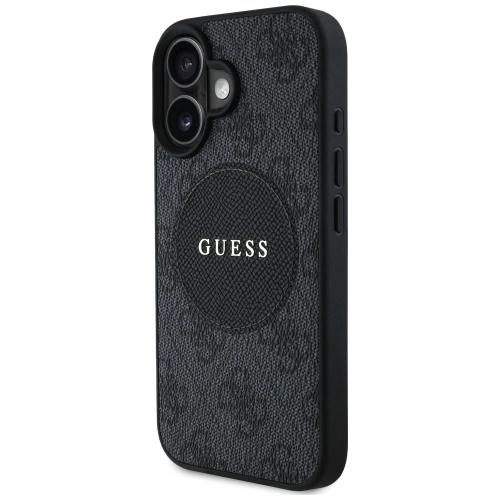 Kup Guess 4G Circle Classic Logo MagSafe Apple iPhone 16 schwarz - GUE4476 - {ean13} - Sklep Home Screen
