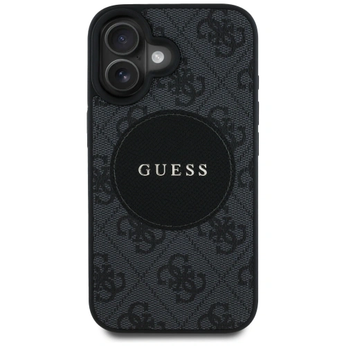 Kup Guess 4G Circle Classic Logo MagSafe Apple iPhone 16 schwarz - GUE4476 - {ean13} - Sklep Home Screen