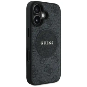 Kup Guess 4G Circle Classic Logo MagSafe Apple iPhone 16 schwarz - GUE4476 - {ean13} - Sklep Home Screen
