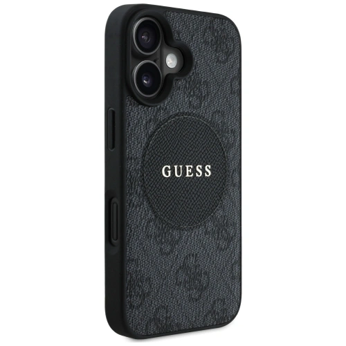 Kup Guess 4G Circle Classic Logo MagSafe Apple iPhone 16 negru - GUE4476 - {ean13} - Sklep Home Screen