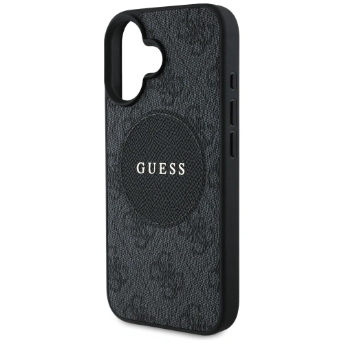 Kup Guess 4G Circle Classic Logo MagSafe Apple iPhone 16 schwarz - GUE4476 - {ean13} - Sklep Home Screen