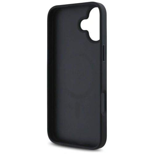 Kup Guess 4G Circle Classic Logo MagSafe Apple iPhone 16 schwarz - GUE4476 - {ean13} - Sklep Home Screen