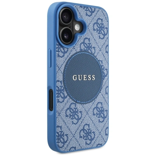 Kup Guess 4G Circle Classic Logo MagSafe Apple iPhone 16 albastru - GUE4477 - {ean13} - Sklep Home Screen