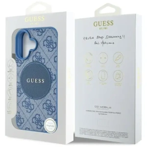 Kup Guess 4G Circle Classic Logo MagSafe Apple iPhone 16 kék - GUE4477 - {ean13} - Sklep Home Screen