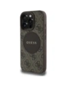 Kup Etui Guess 4G Circle Classic Logo MagSafe do Apple iPhone 16 Pro brązowy - GUE4478 - {ean13} - Sklep Home Screen