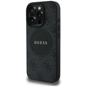 Kup Etui Guess 4G Circle Classic Logo MagSafe do Apple iPhone 16 Pro czarny - GUE4479 - {ean13} - Sklep Home Screen