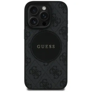 Kup Etui Guess 4G Circle Classic Logo MagSafe do Apple iPhone 16 Pro czarny - GUE4479 - {ean13} - Sklep Home Screen