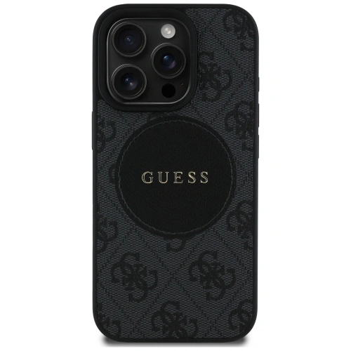 Kup Guess 4G Circle Classic Logo MagSafe Apple iPhone 16 Pro fekete - GUE4479 - {ean13} - Sklep Home Screen