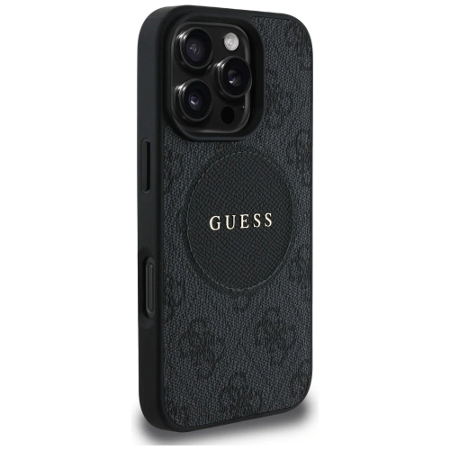 Kup Guess 4G Circle Classic Logo MagSafe Apple iPhone 16 Pro fekete - GUE4479 - {ean13} - Sklep Home Screen