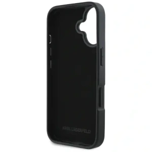 Kup Etui Karl Lagerfeld HC Grained PU Cardslot Metal Elong do Apple iPhone 16 czarny - KLD21988 - {ean13} - Sklep Home Screen