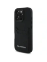 Kup Karl Lagerfeld HC Grained PU Cardslot Metal Elong Apple iPhone 16 Pro negru - KLD21989 - {ean13} - Sklep Home Screen