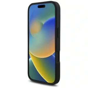 Kup Karl Lagerfeld HC Grained PU Cardslot Metal Elong Apple iPhone 16 Pro negru - KLD21989 - {ean13} - Sklep Home Screen