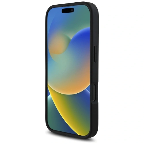 Kup Karl Lagerfeld HC Grained PU Kártyafogadó Fém Hosszabbító Apple iPhone 16 Pro fekete - KLD21989 - {ean13} - Sklep Home Screen