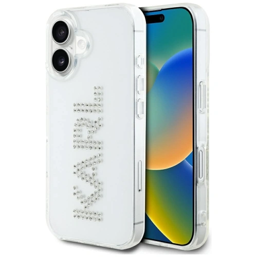 Buy Karl Lagerfeld IML Rhinestones Logo Apple iPhone 16 clear - KLD21991 - {ean13} - Home Screen Store Europe