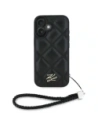 Kup Karl Lagerfeld Gequiltetes Initialen-Logo & Kettenriemen Apple iPhone 16 schwarz - KLD21992 - {ean13} - Sklep Home Screen