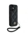 Buy Karl Lagerfeld Quilted Initial Logo & Chain Strap Apple iPhone 16 black - KLD21992 - {ean13} - Home Screen Store Europe