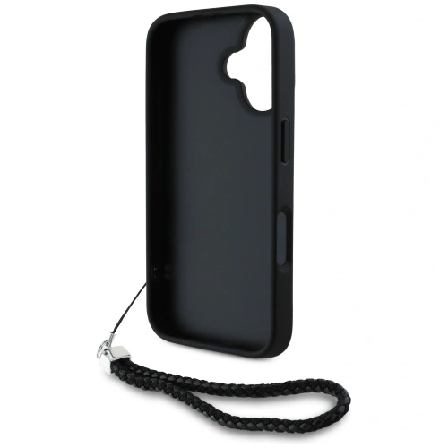 Kup Etui Karl Lagerfeld Quilted Initial Logo & Chain Strap do Apple iPhone 16 czarny - KLD21992 - {ean13} - Sklep Home Screen