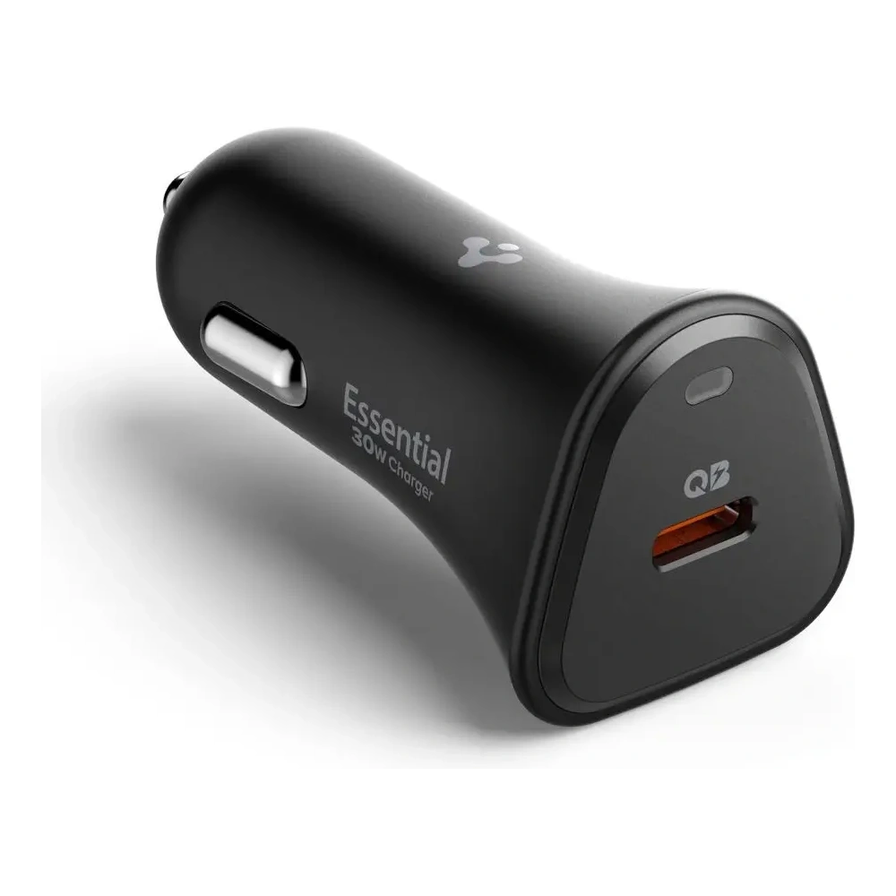 Ładowarka samochodowa Spigen Essential EV301 1-port USB-C Car Charger 30W Black