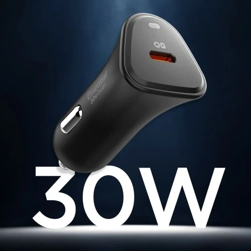 Kup Spigen Essential EV301 1-port USB-C Auto Nabíječka 30W Černá - SPN16737 - {ean13} - Sklep Home Screen