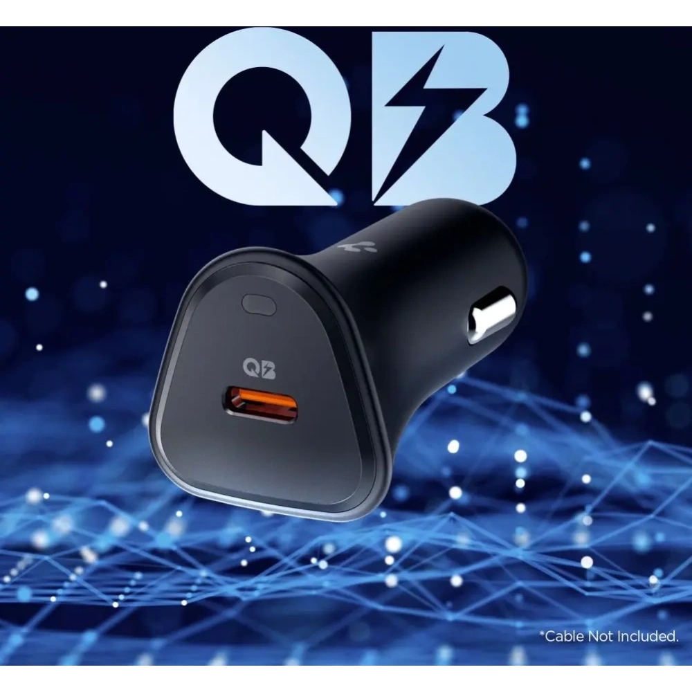 Ładowarka samochodowa Spigen Essential EV301 1-port USB-C Car Charger 30W Black