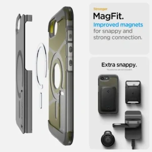 Kup Spigen Tough Armor Mag MagSafe Apple iPhone 16e Frost Schwarz - SPN16738 - {ean13} - Sklep Home Screen