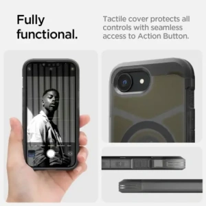 Kup Spigen Tough Armor Mag MagSafe Apple iPhone 16e Frost Schwarz - SPN16738 - {ean13} - Sklep Home Screen
