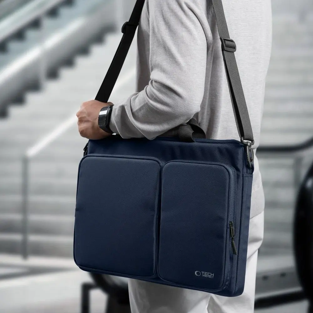 Torba Tech-Protect Defender Bag Laptop 17 Navy Blue