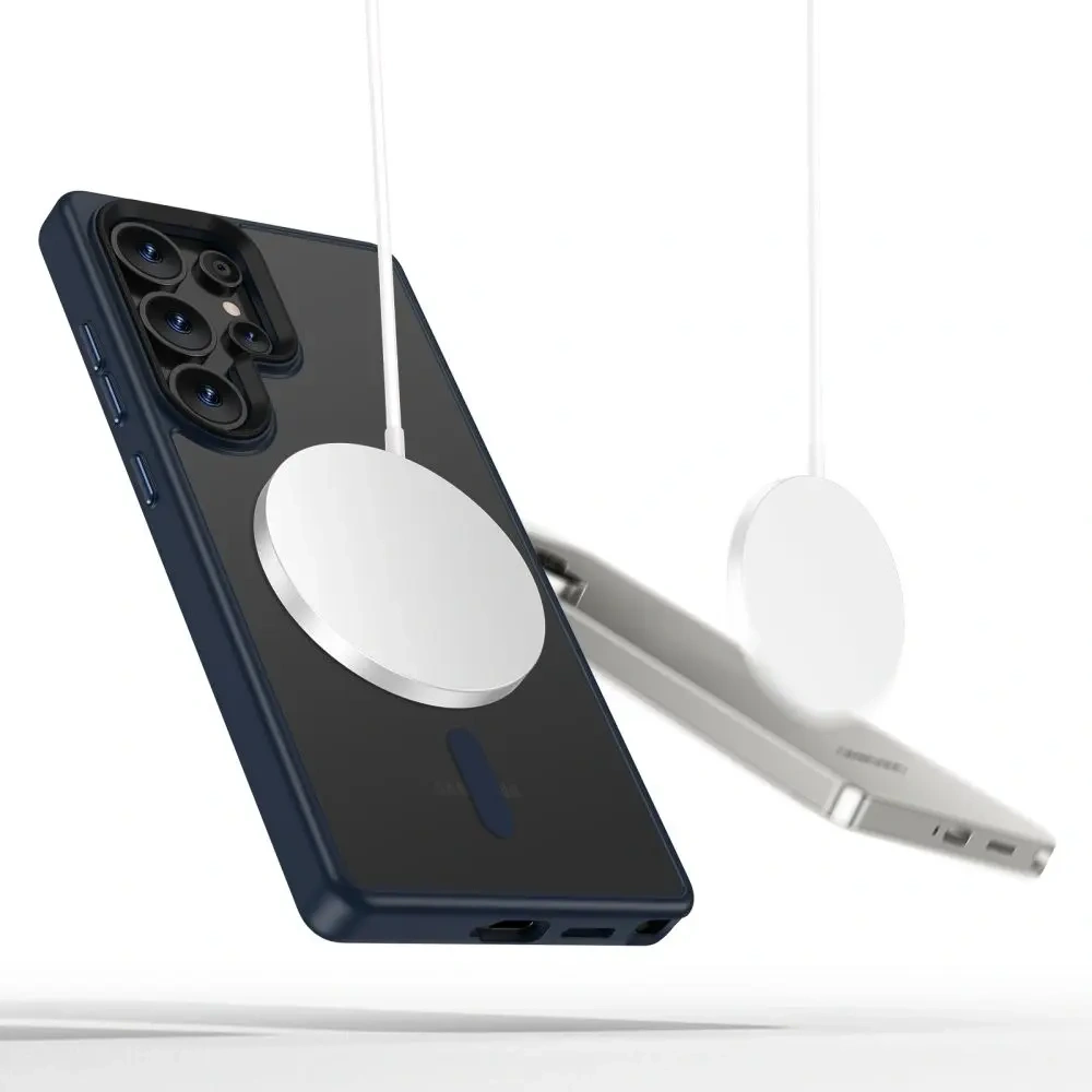 Etui Tech-Protect Magmat MagSafe Galaxy S25 Ultra Matte Navy