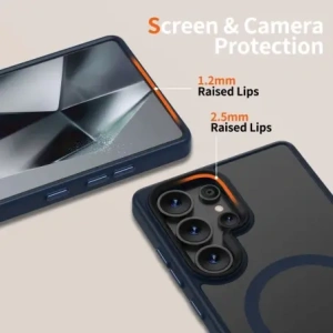 Buy Tech-Protect Magmat MagSafe Galaxy S25 Ultra Matte Navy - THP4037 - {ean13} - Home Screen Store Europe