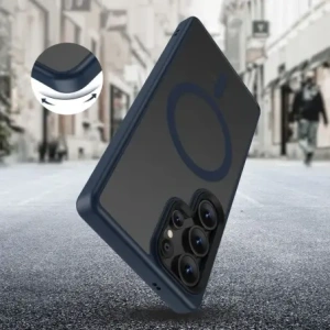 Buy Tech-Protect Magmat MagSafe Galaxy S25 Ultra Matte Navy - THP4037 - {ean13} - Home Screen Store Europe