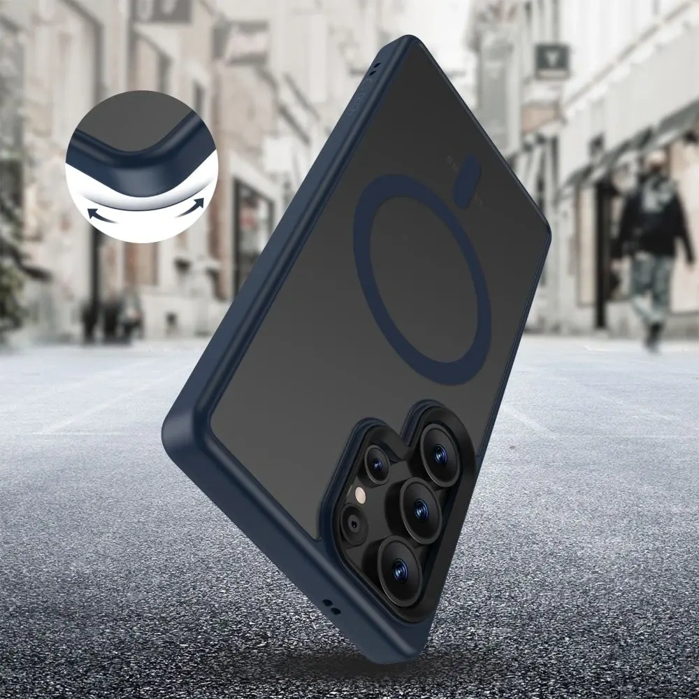 Etui Tech-Protect Magmat MagSafe Galaxy S25 Ultra Matte Navy