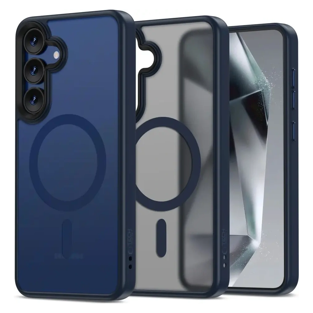 Etui Tech-Protect Magmat MagSafe Galaxy S25 Matte Navy