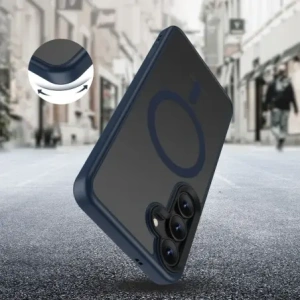 Buy Tech-Protect Magmat MagSafe Galaxy S25 Matte Navy - THP4038 - {ean13} - Home Screen Store Europe